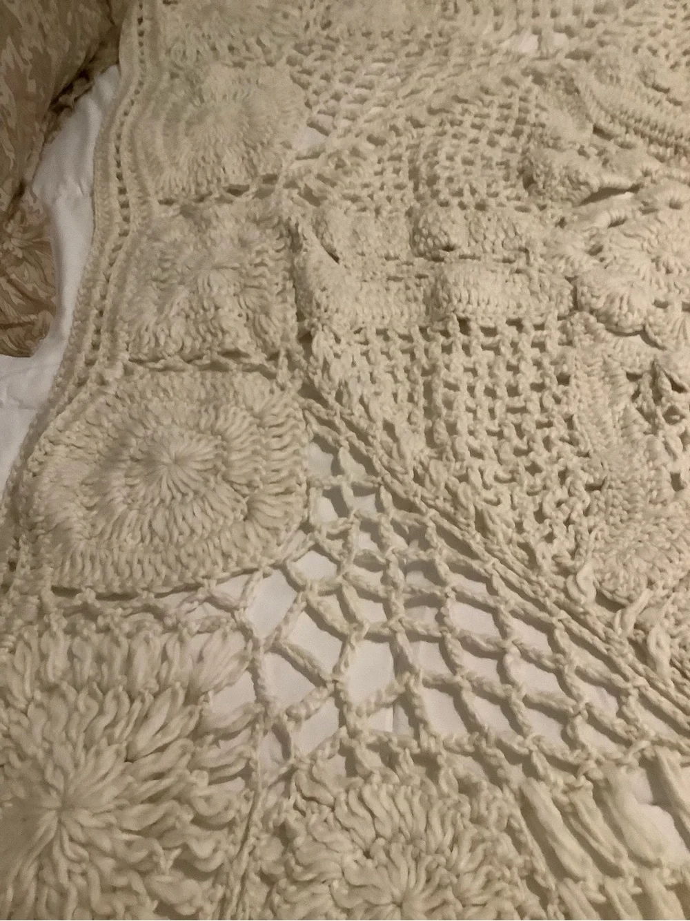 Anthropologie Aspen knit crochet throw❤️❤️❤️❤️